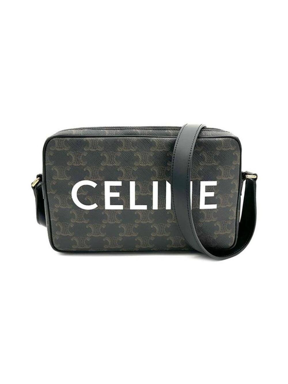 Fapis Celine Logo Crossbody Bag Medium #352396F80B